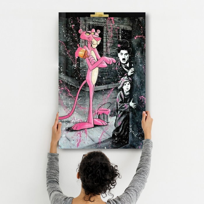 Wallity Pintura Decorativa de Vidrio Templado SPR-1111 46 x 72 cm Wallity Pintura Decorativa de Vidrio Templado SPR-1111 46 x 72 cm